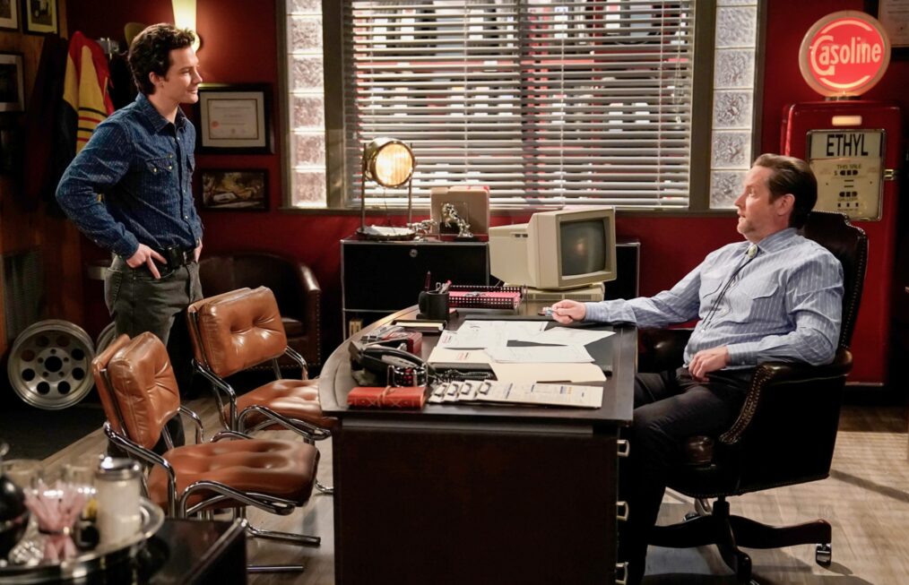 Montana Jordan and Matt Letscher in 'Georgie & Mandy's First Marriage' Season 1 finale