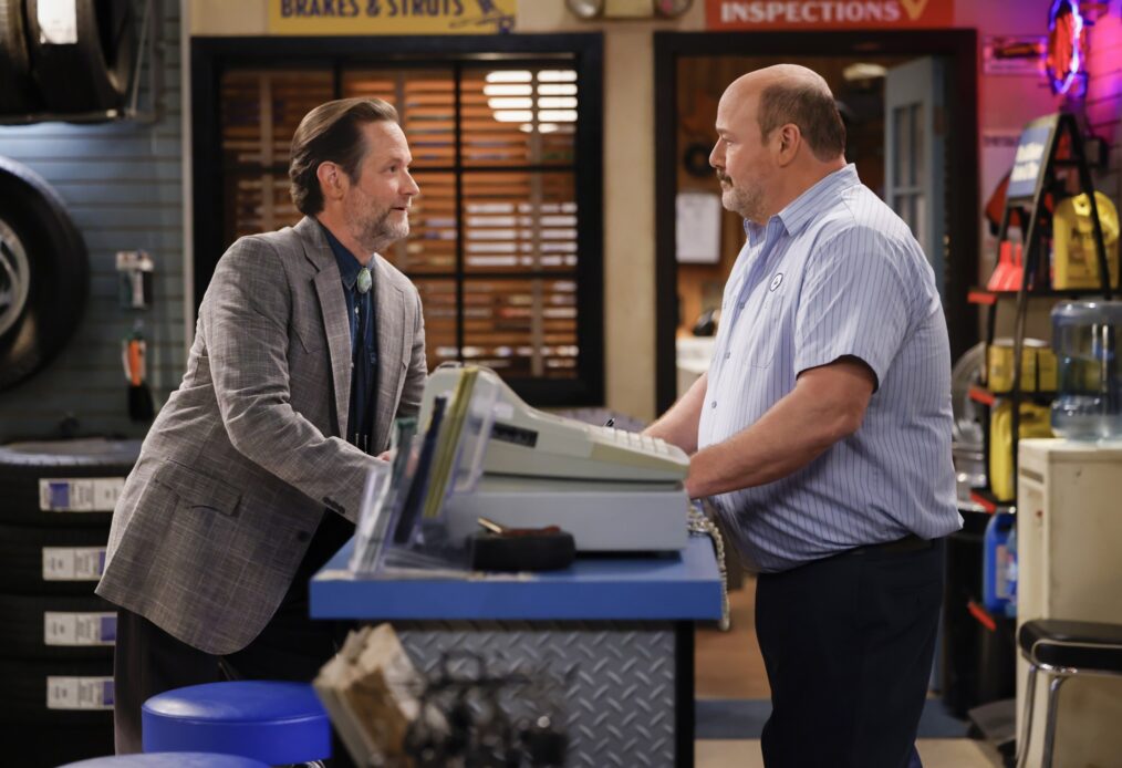 Matt Letscher and Will Sasso in 'Georgie & Mandy's First Marriage' Season 1 finale