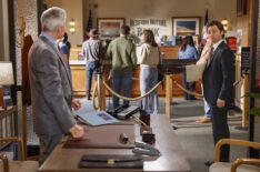 Wallace Langham and Montana Jordan in 'Georgie & Mandy's First Marriage' Season 1 finale