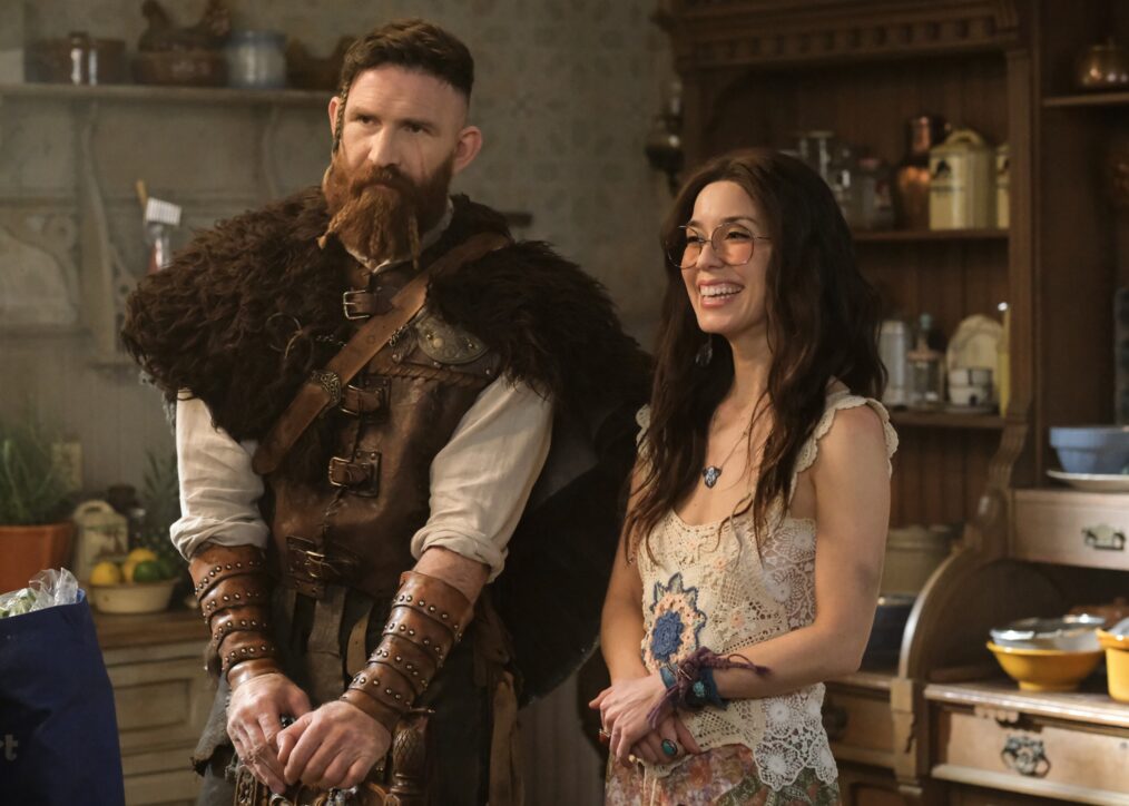 Devan Chandler Long and Sheila Carrasco in 'Ghosts' Season 4