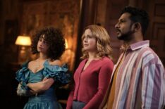 Odessa A'Zion, Rose McIver, and Utkarsh Ambudkar in 'Ghosts' Season 4