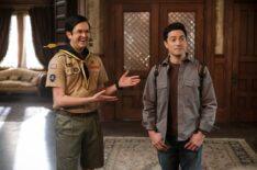Richie Moriarty and Ben Feldman in 'Ghosts' Season 4