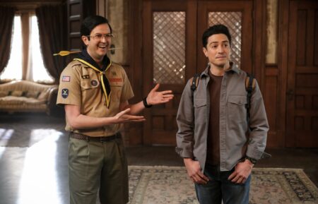 Richie Moriarty and Ben Feldman in 'Ghosts' Season 4