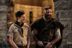 Richie Moriarty and Devan Chandler Long in 'Ghosts' Season 4