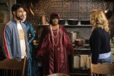 Utkarsh Ambudkar, Rebecca Wisocky, Danielle Pinnock, and Rose McIver in 'Ghosts' Season 4