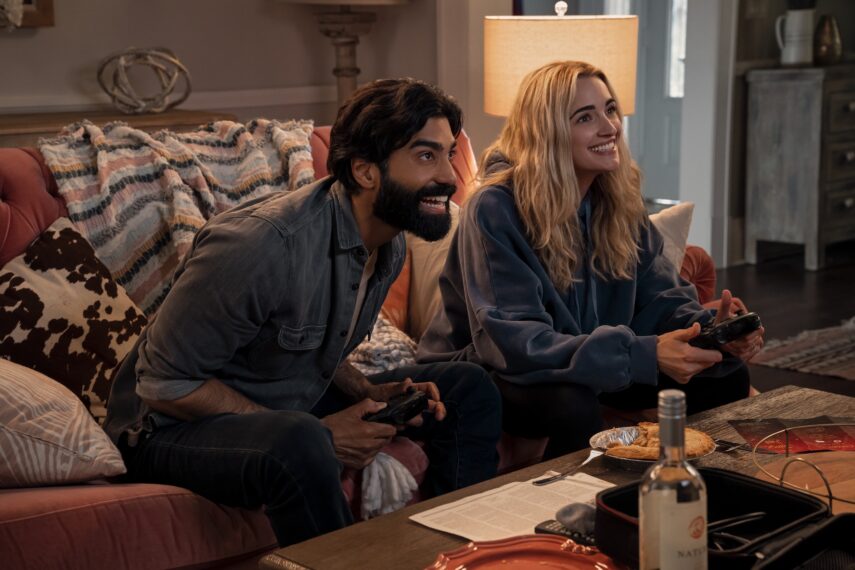 Raymond Ablack as Joe, Brianne Howey as Georgia Miller in 'Ginny & Georgia' Season 3