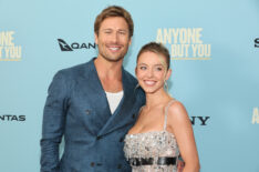 Glen Powell and Sydney Sweeney attend Columbia Pictures' 'Anyone But You' New York Premiere at AMC Lincoln Square Theater on December 11, 2023 in New York City.