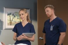 Kevin McKidd and Kim Raver on 'Grey's Anatomy'