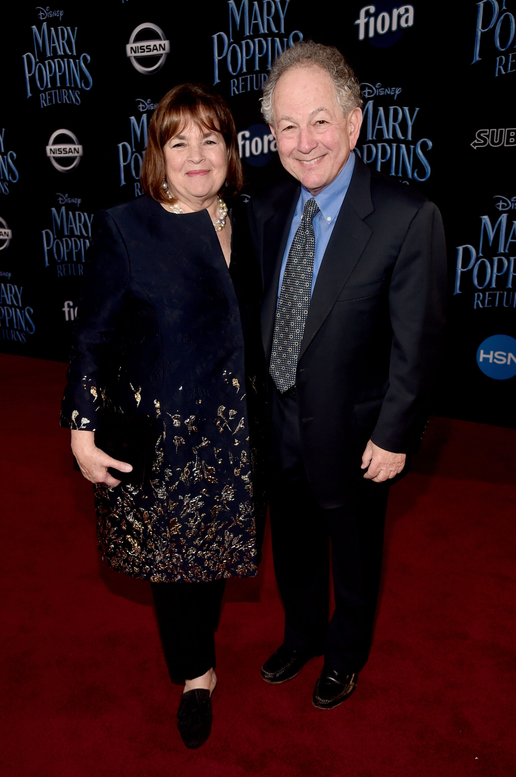 Ina Garten (L) and Jeffrey Garten attend Disney's 'Mary Poppins Returns' World Premiere