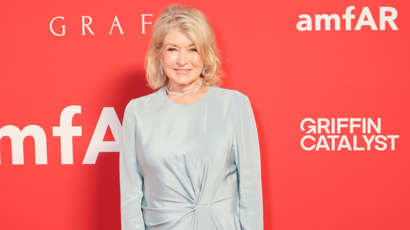 Martha Stewart attends amfAR Palm Beach Gala on March 15, 2025