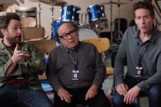 Charlie Day, Danny DeVito, and Glenn Howerton in 'It's Always Sunny in Philadelphia's Season 17 crossover with 'Abbott Elementary'