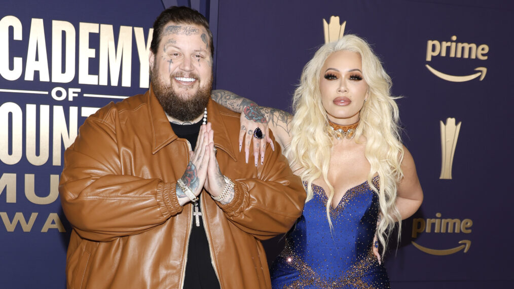 Jelly Roll and Alyssa DeFord attend the 59th Academy of Country Music Awards