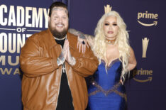 Jelly Roll and Alyssa DeFord attend the 59th Academy of Country Music Awards