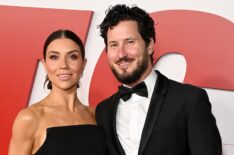 Jenna Johnson Chmerkovskiy and Valentin Chmerkovskiy attend the Premiere of Universal Pictures' 'Love Hurts' at TCL Chinese Theatre on February 03, 2025 in Hollywood, California