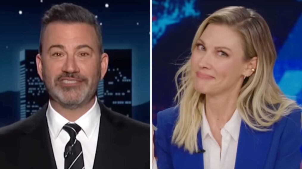 Jimmy Kimmel and Desi Lydic