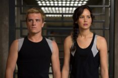 Josh Hutcherson, Jennifer Lawrence in The Hunger Games: Catching Fire