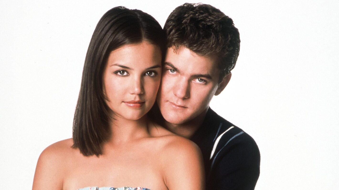 Actress Katie Holmes Stars As (Joey) And Actor Joshua Jackson Stars As (Pacey) In Warner Bros., Television Drama