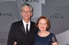 Director Michael Ritchie and actress Kate Burton attend The Los Angeles Philharmonic 2015/2016 Season Opening Night Gala