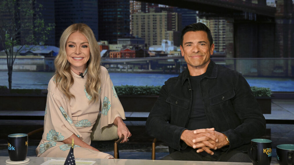Kelly Ripa and Mark Consuelos on 'Love with Kelly and Mark'