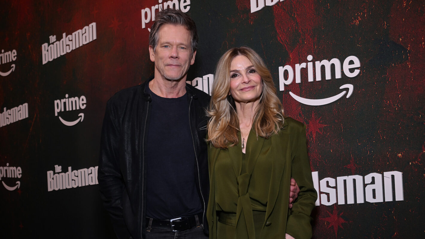 NEW YORK, NEW YORK - MARCH 31: (L-R) Kevin Bacon and Kyra Sedgwick attend
