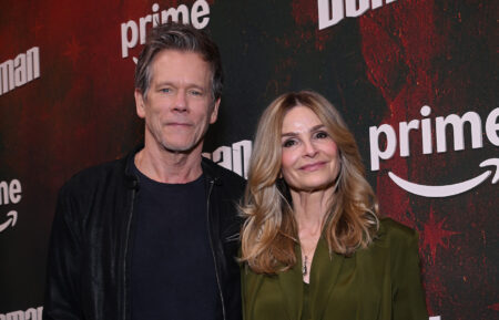 NEW YORK, NEW YORK - MARCH 31: (L-R) Kevin Bacon and Kyra Sedgwick attend