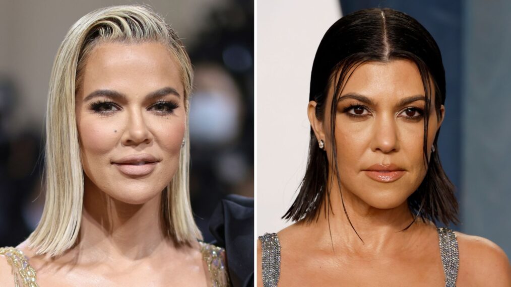 Khloe and Kourtney Kardashian
