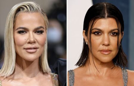 Khloe and Kourtney Kardashian