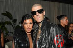 Kourtney Kardashian Barker and Travis Barker attend the GQ Men of the Year Party
