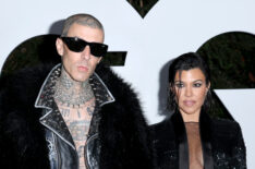 Travis Barker and Kourtney Kardashian Barker attend the GQ Men of the Year Party