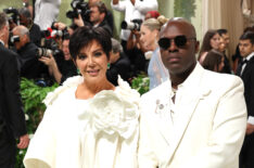 Kris Jenner and Corey Gamble attend The 2024 Met Gala