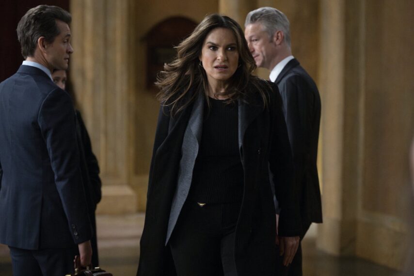Hugh Dancy as Ada Nolan Price, Mariska Hargitay as Captain Olivia Benson, Peter Scanavino as Ada Dominick