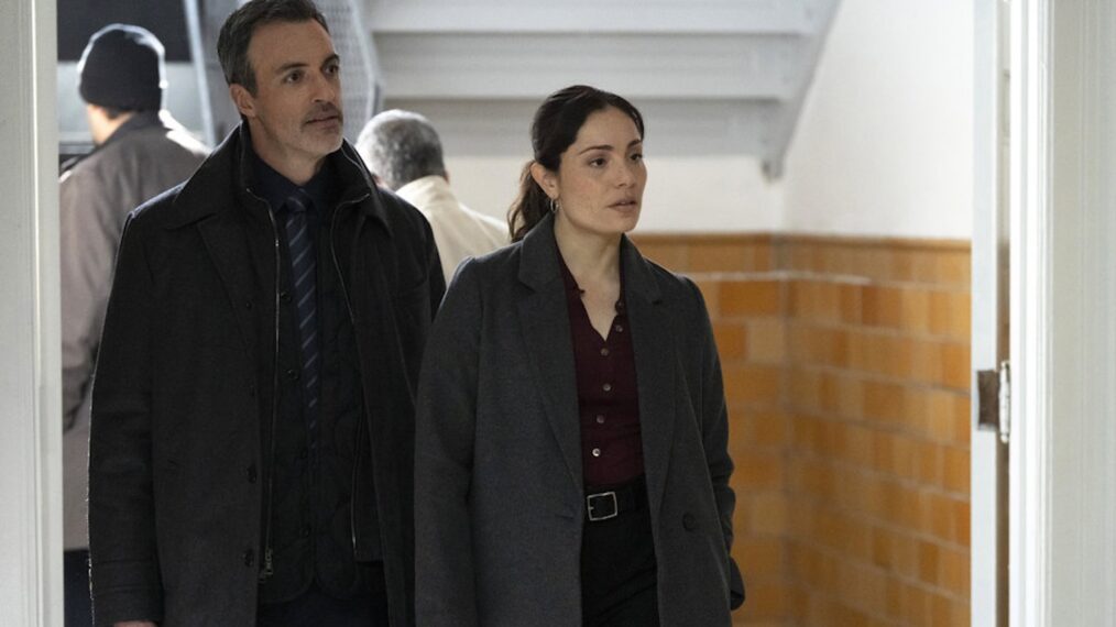 Reid Scott as Detective Vincent Riley, Juliana Aidén Martinez as Detective Kate Silva — 'Law & Order' Season 24 Episode 19 