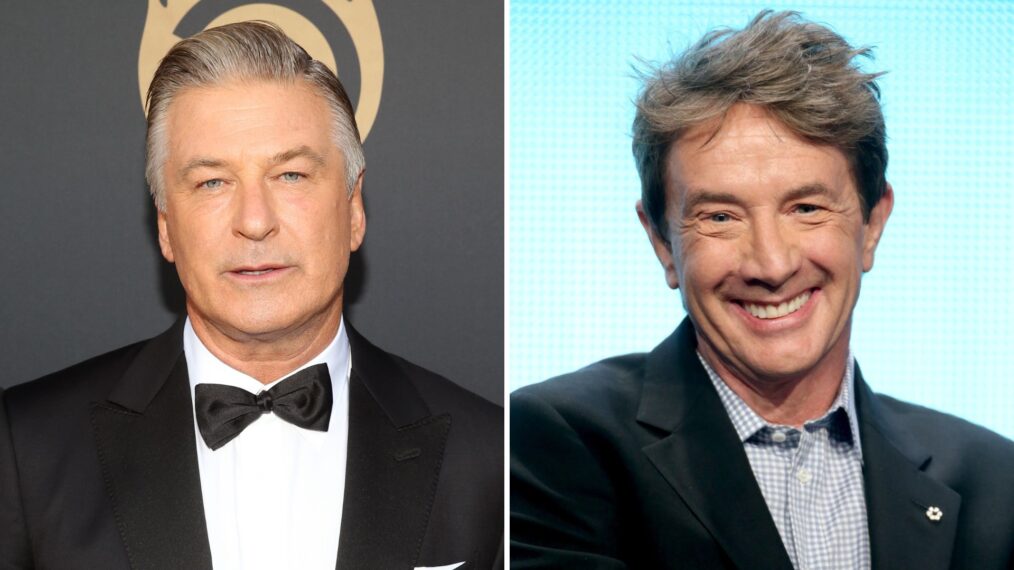 (left) Alec Badlwin, (right) Martin Short