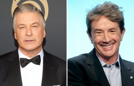 (left) Alec Badlwin, (right) Martin Short