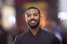 Michael B. Jordan attends the european premiere of 'Sinners' at Cineworld Leicester Square on April 14, 2025 in London, England.
