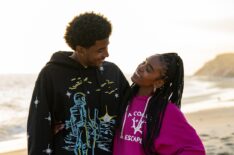 Michael Cooper Jr. as Justin Edwards and Lovie Simone as Keisha Clark in Episode 105 of 'Forever.'