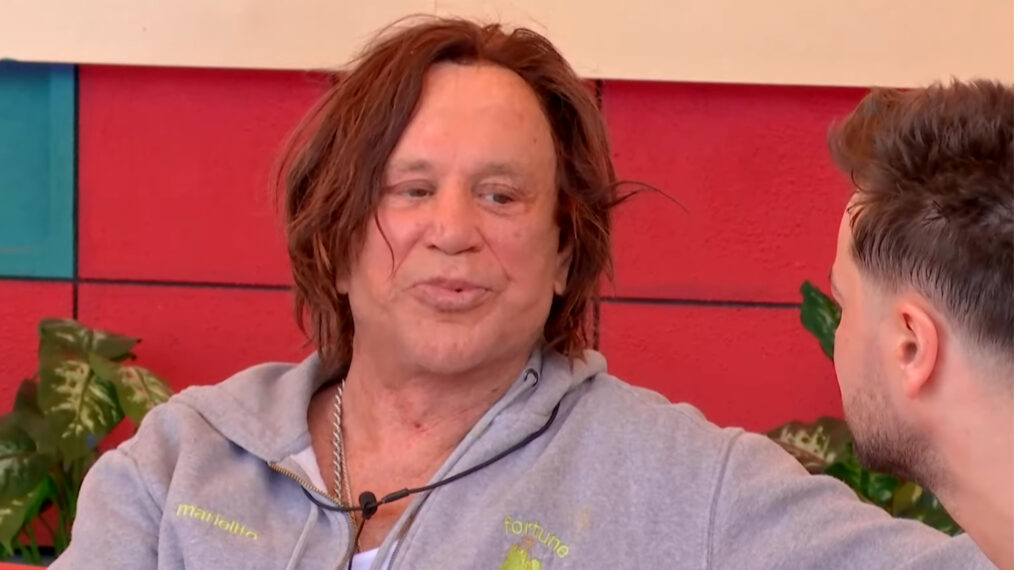 Mickey Rourke on 'Celebrity Big Brother UK'
