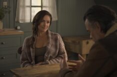 Minka Kelly as Quinn and Josh Duhamel as Staten in Season 1 Episode 1 of 'Ransom Canyon'