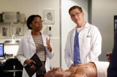 Diona Reasonover as Forensic Scientist Kasie Hines and Brian Dietzen as Jimmy Palmer — 'NCIS' Season 22 Episode 18 'After the Storm'