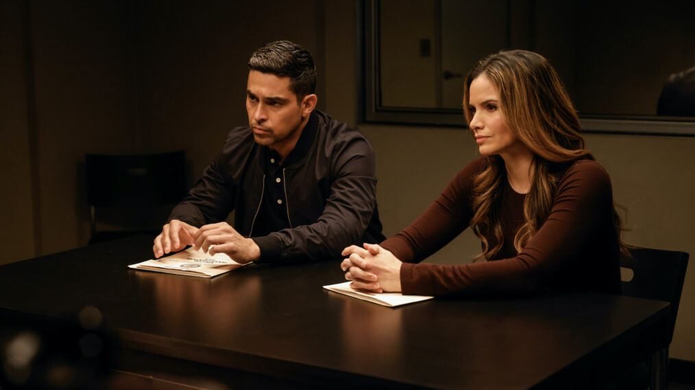 Wilmer Valderrama as NCIS Special Agent Nicholas “Nick” Torres and Katrina Law as NCIS Special Agent Jessica Knight — 'NCIS' Season 22 Finale 