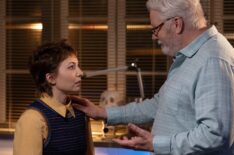 Mavournee Hazel as Forensic Pathologist Bluebird 'Blue' Gleeson and William McInnes as Forensic Pathologist Dr. Roy Penrose — 'NCIS: Sydney' Season 2 Episode 5 'Shucked'