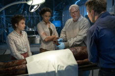 Mavournee Hazel, Olivia Swann, William McInnes, and Todd Lasance in 'NCIS: Sydney' Season 2 Episode 9