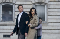 Michael Weatherly as Tony Dinozzo, Cote de Pablo as Ziva David and Isla Gie as Tali — 'NCIS: Tony & Ziva' Series Premiere 'No Country Is Safe'
