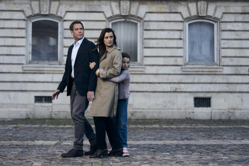 Michael Weatherly as Tony Dinozzo, Cote de Pablo as Ziva David and Isla Gie as Tali — 'NCIS: Tony & Ziva' Series Premiere 