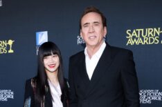 Riko Shibata and Nicolas Cage attend the 52nd Annual Saturn Awards