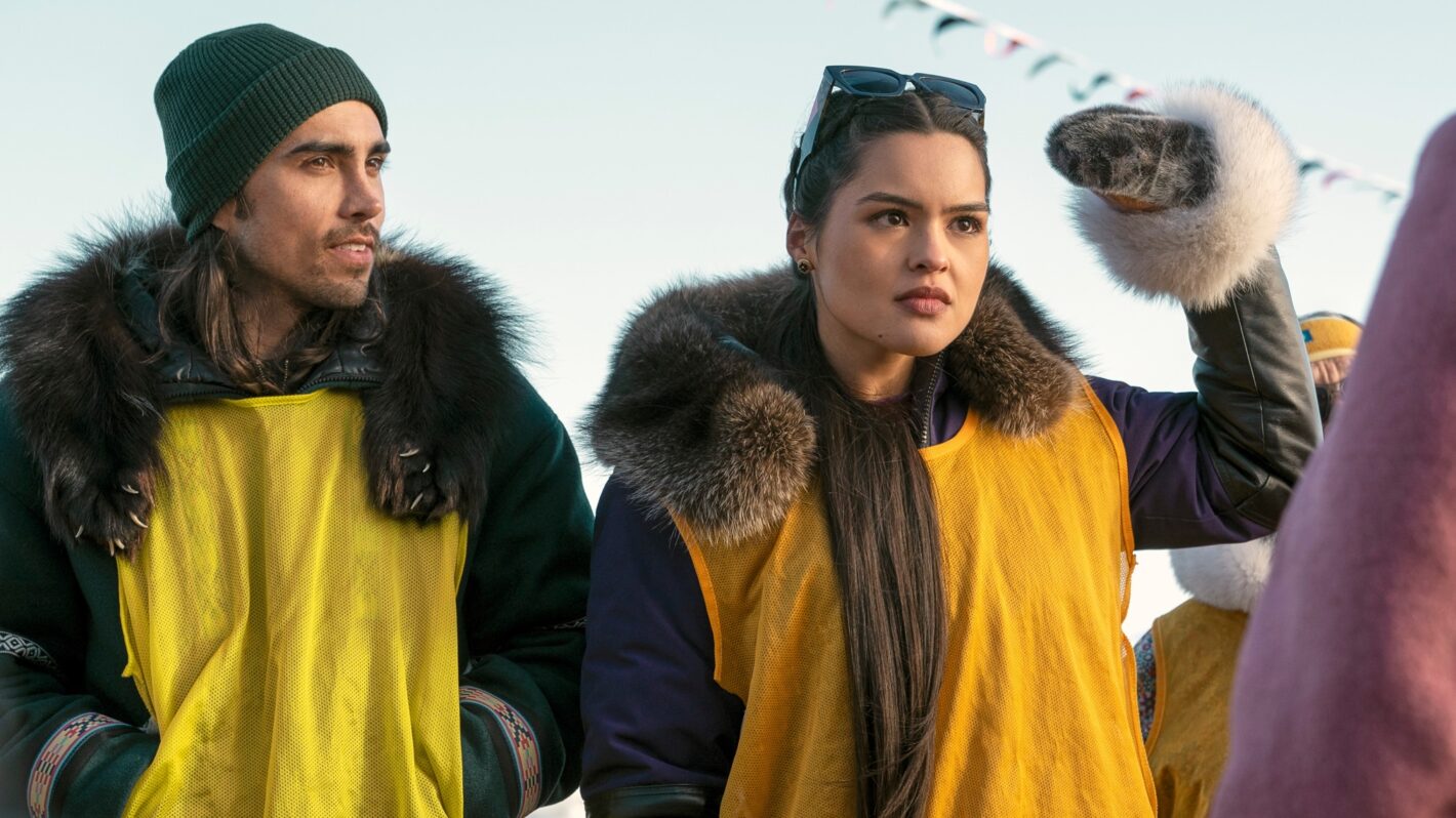 Braeden Clarke and Anna Lambe in 'North of North' Season 1