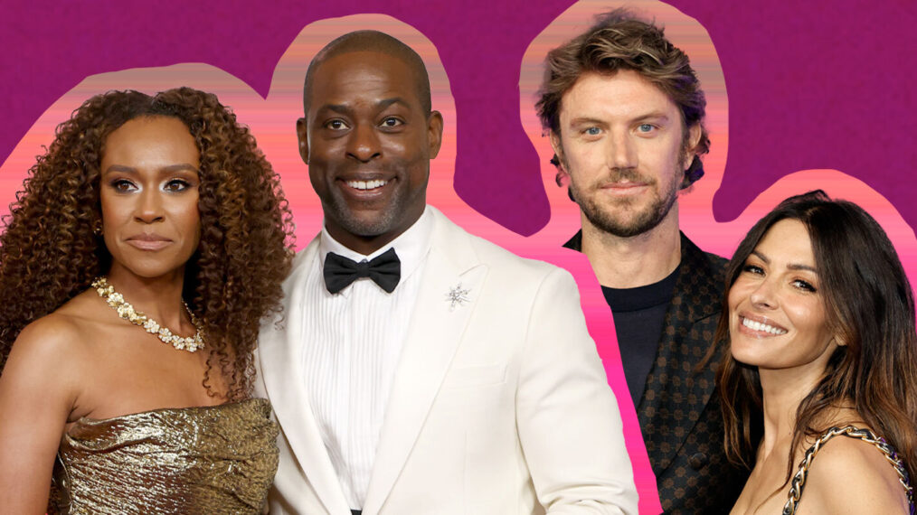 Sterling K. Brown and Ryan Michelle Bathe, Adam Demos and Sarah Shahi together