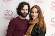 Penn Badgley and Domino Kirke attend the 36th Annual Tibet House US Benefit Concert