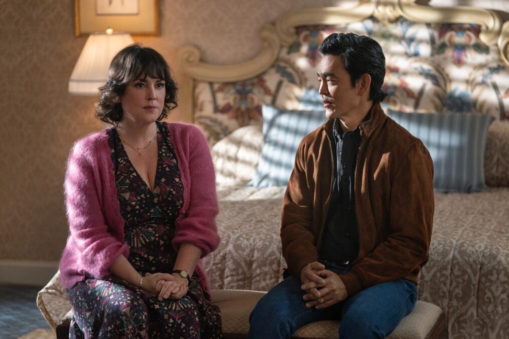 Melanie Lynskey and John Cho in 'Poker Face' Season 2