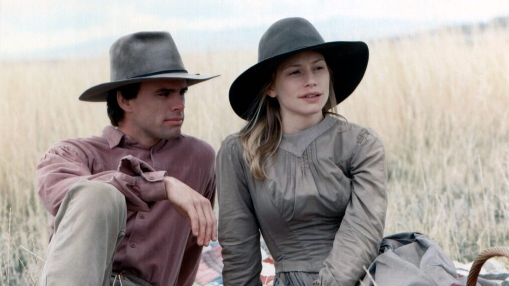 Walton Goggins, Meredith Monroe as Laura Ingalls Wilder in Beyond the Prairie: The True Story of Laura Ingalls Wilder